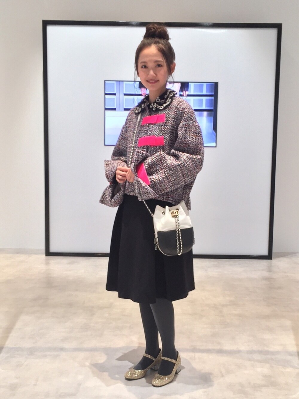 【CHANEL】バングル CCロゴ ピンク ホワイト ジャケットに合う 渋谷並木橋店】CHANEL シャネル レディース セットアップ