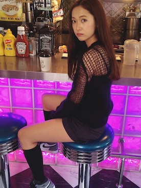 「miu miu（ミュウミュウ）のアイテム（パンツ）」を使った、あわつまいさん（レディース・153cm）の春コーディネート