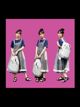 「tricot COMME des GARCONS（トリココムデギャルソン）のアイテム（ワンピース）」を使った、あわつまいさん（レディース・153cm）の秋コーディネート