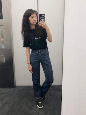 「THE PARK・ING GINZA（ザパーキングギンザ）のアイテム」を使った、あわつまいさん（レディース・153cm）の秋コーディネート