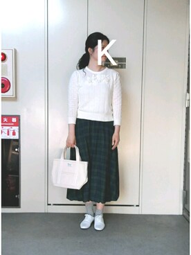 亀子さん（レディース・162cm）の春コーディネート