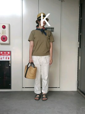 亀子さん(レディース・162cm)の夏コーディネート