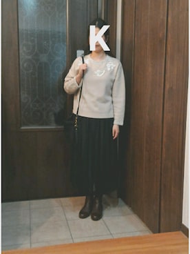 亀子さん（レディース・162cm）の冬コーディネート