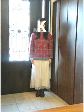 亀子さん（レディース・162cm）の冬コーディネート