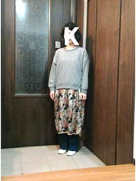 亀子さん（レディース・162cm）の冬コーディネート