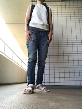 chizuさん（レディース・160cm）の夏コーディネート