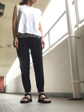 chizuさん（レディース・160cm）の夏コーディネート