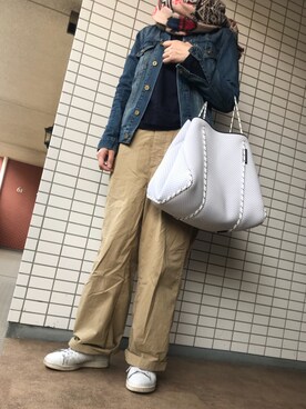 chizuさん（レディース・160cm）の春コーディネート