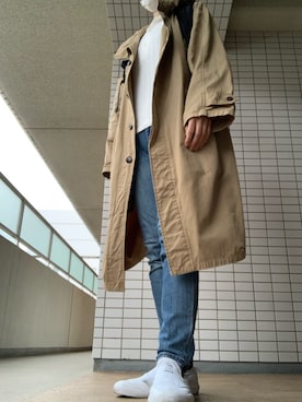 「rag & bone（ラグアンドボーン）のアイテム（パンツ）」を使った、chizuさん（レディース・160cm）の春コーディネート