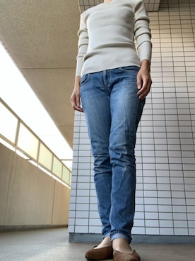 「rag & bone（ラグアンドボーン）のアイテム（パンツ）」を使った、chizuさん（レディース・160cm）の秋コーディネート