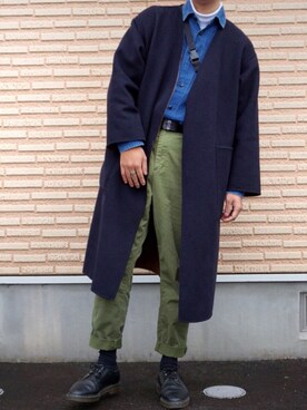 かきぴーくんさん(メンズ・170cm)の冬コーディネート