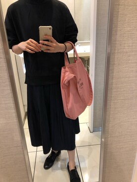 「stradivarius（ストラディバリウス）のアイテム（ローファー）」を使った、♡さん（レディース・159cm）の秋コーディネート