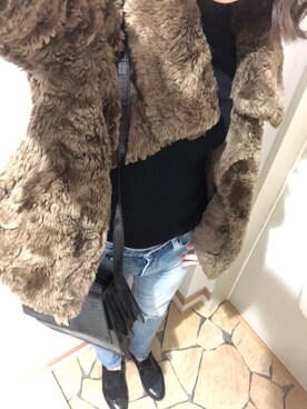 ♡さん（レディース・159cm）の冬コーディネート