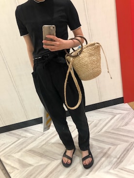 「Teva（テバ）のTeva / プラットフォーム ユニバーサル（サンダル）」を使った、♡さん（レディース・159cm）の夏コーディネート