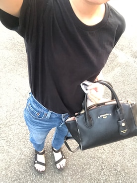 「Teva（テバ）のTeva / プラットフォーム ユニバーサル（サンダル）」を使った、♡さん（レディース・159cm）の夏コーディネート