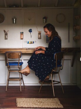 「Jessica Simpson（ジェシカシンプソン）のアイテム」を使った、Bethany Franklinさん（レディース・168cm）の春コーディネート