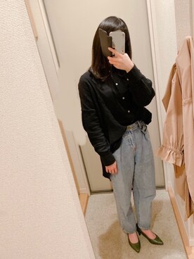 「OMNES Another Edition（オムネス アナザーエディション）のアイテム」を使った、ごましおさん（レディース・164cm）の冬コーディネート