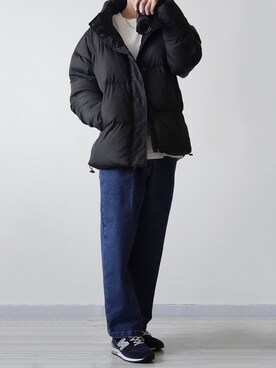 「LILL（リル）のアイテム（ダウンジャケット/コート）」を使った、seiさん（メンズ・180cm）の冬コーディネート