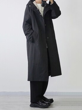 「CREARE -LINO-（クレアーレリノ）のアイテム（モッズコート）」を使った、seiさん（メンズ・180cm）の冬コーディネート