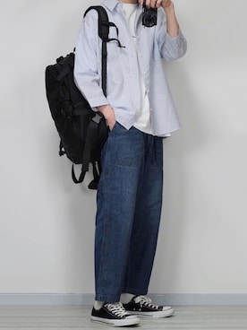 「TUTTU（トゥトゥ）のアイテム（Tシャツ/カットソー）」を使った、seiさん（メンズ・180cm）の春コーディネート
