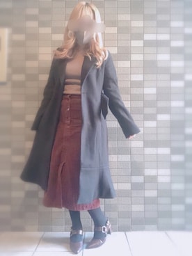 獏さん（レディース・153cm）の冬コーディネート