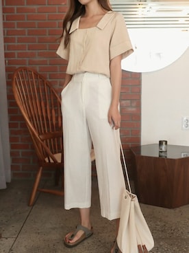 「CHERRYKOKO（チェリーココ）のアイテム（パンツ）」を使った、CHERRYKOKO (チェリーココ)さん（レディース・163cm）の夏コーディネート