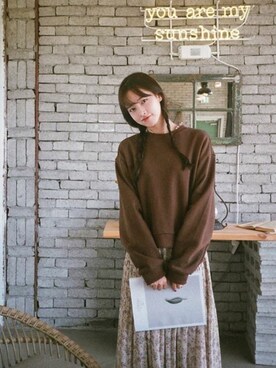 「CHERRYKOKO（チェリーココ）のアイテム」を使った、CHERRYKOKO (チェリーココ)さん（レディース・163cm）の秋コーディネート