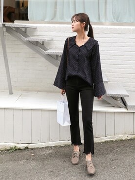 「CHERRYKOKO（チェリーココ）のアイテム」を使った、CHERRYKOKO (チェリーココ)さん（レディース・163cm）の秋コーディネート