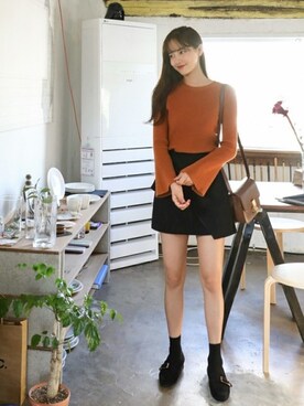 「韓国通販」｜CHERRYKOKO (チェリーココ)さん（レディース・168cm）の秋コーディネート