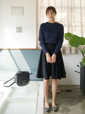 「CHERRYKOKO（チェリーココ）のアイテム」を使った、CHERRYKOKO (チェリーココ)さん（レディース・163cm）の秋コーディネート