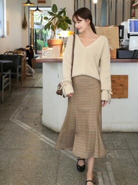 「CHERRYKOKO（チェリーココ）のアイテム」を使った、CHERRYKOKO (チェリーココ)さん（レディース・163cm）の秋コーディネート