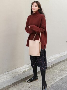 「CHERRYKOKO（チェリーココ）のアイテム」を使った、CHERRYKOKO (チェリーココ)さん（レディース・163cm）の秋コーディネート