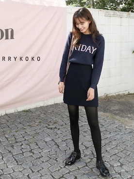 「CHERRYKOKO（チェリーココ）のアイテム」を使った、CHERRYKOKO (チェリーココ)さん（レディース・163cm）の秋コーディネート