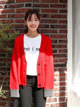 「CHERRYKOKO（チェリーココ）のアイテム」を使った、CHERRYKOKO (チェリーココ)さん（レディース・163cm）の秋コーディネート