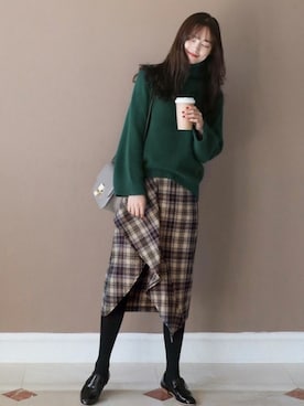 「CHERRYKOKO（チェリーココ）のアイテム」を使った、CHERRYKOKO (チェリーココ)さん（レディース・163cm）の秋コーディネート