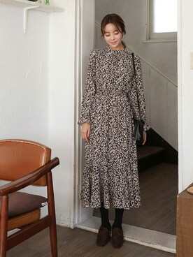 「CHERRYKOKO（チェリーココ）のアイテム」を使った、CHERRYKOKO (チェリーココ)さん（レディース・163cm）の秋コーディネート