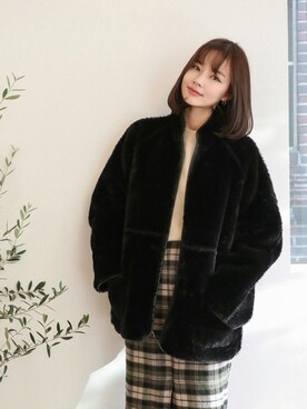 「CHERRYKOKO（チェリーココ）のアイテム」を使った、CHERRYKOKO (チェリーココ)さん（レディース・163cm）の冬コーディネート