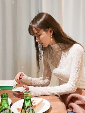 「CHERRYKOKO（チェリーココ）のアイテム」を使った、CHERRYKOKO (チェリーココ)さん（レディース・163cm）の冬コーディネート