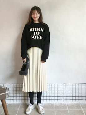 「CHERRYKOKO（チェリーココ）のアイテム」を使った、CHERRYKOKO (チェリーココ)さん（レディース・163cm）の冬コーディネート