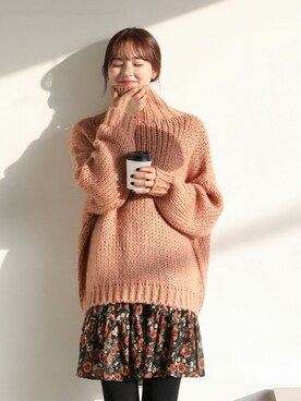 「CHERRYKOKO（チェリーココ）のアイテム」を使った、CHERRYKOKO (チェリーココ)さん（レディース・163cm）の冬コーディネート