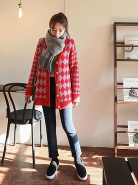 「CHERRYKOKO（チェリーココ）のアイテム」を使った、CHERRYKOKO (チェリーココ)さん（レディース・163cm）の冬コーディネート