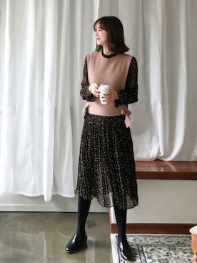 「CHERRYKOKO（チェリーココ）のアイテム」を使った、CHERRYKOKO (チェリーココ)さん（レディース・163cm）の冬コーディネート
