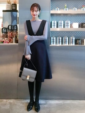 「韓国ファッション」｜CHERRYKOKO (チェリーココ)さん（レディース・163cm）の冬コーディネート