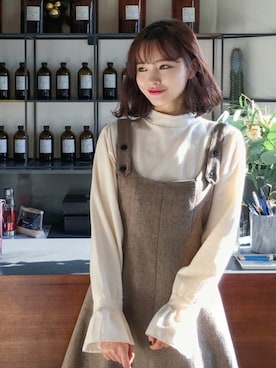 「CHERRYKOKO（チェリーココ）のアイテム」を使った、CHERRYKOKO (チェリーココ)さん（レディース・163cm）の冬コーディネート