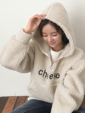 「レタリング」｜CHERRYKOKO (チェリーココ)さん（レディース・165cm）の冬コーディネート