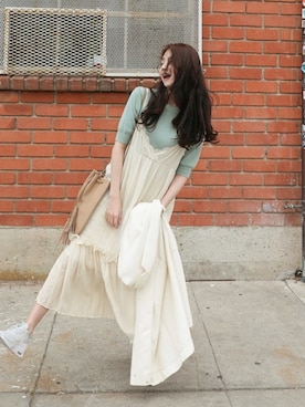 「韓国ファッション」｜CHERRYKOKO (チェリーココ)さん（レディース・163cm）の冬コーディネート