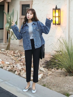 「CHERRYKOKO（チェリーココ）のアイテム（パンツ）」を使った、CHERRYKOKO (チェリーココ)さん（レディース・163cm）の春コーディネート