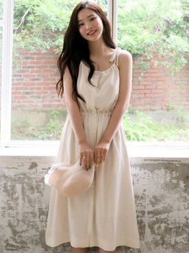 「アイテム（シャツワンピース、その他）」を使った、CHERRYKOKO (チェリーココ)さん（レディース・163cm）の夏コーディネート