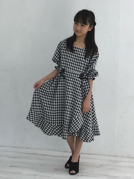「LODISPOTTO（ロディスポット）のアイテム」を使った、ひなさん（キッズ・140cm）の春コーディネート