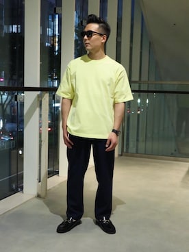 「Eyevol（アイヴォル）のアイテム」を使った、Wettyさん（メンズ・161cm）の夏コーディネート